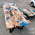 Стол слэб из древесины граба