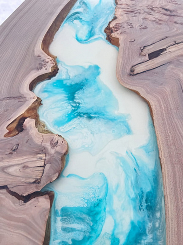 Небольшой кухонный стол с рекой, фото 3